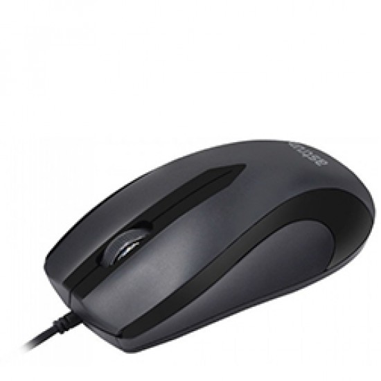 astrum MU100 Wired Optical Mouse (USB 2.0, Black)